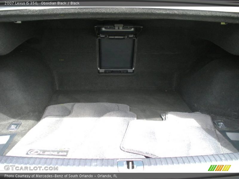 Obsidian Black / Black 2007 Lexus IS 350