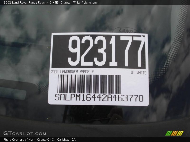 Chawton White / Lightstone 2002 Land Rover Range Rover 4.6 HSE