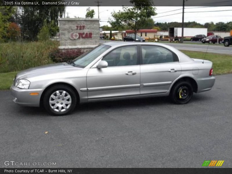 Diamond Silver / Gray 2005 Kia Optima LX
