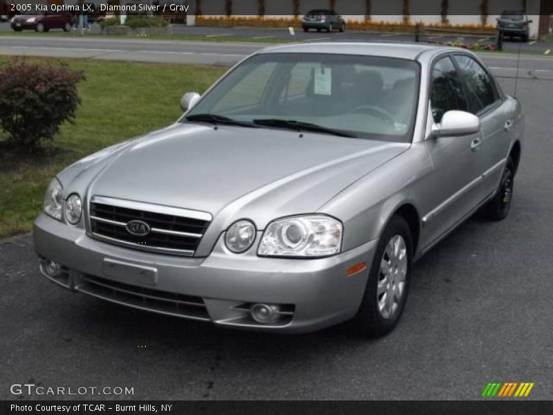 Diamond Silver / Gray 2005 Kia Optima LX