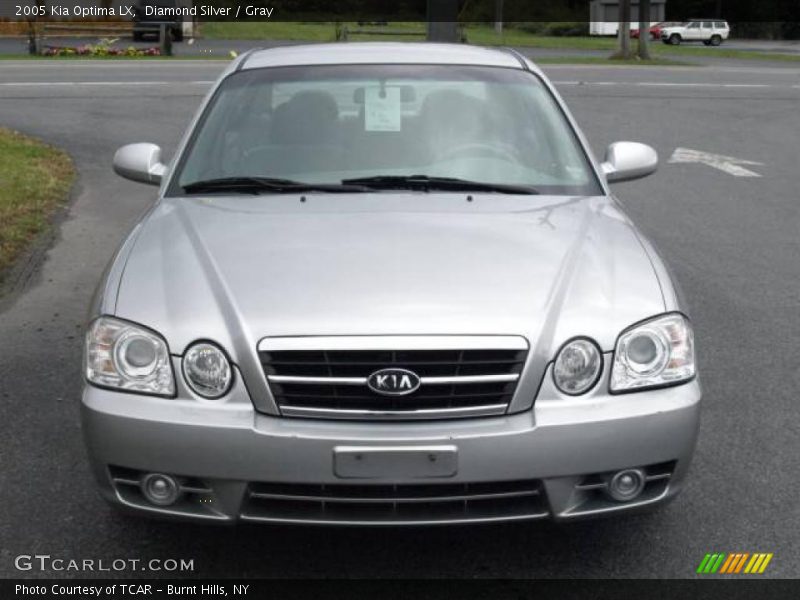 Diamond Silver / Gray 2005 Kia Optima LX