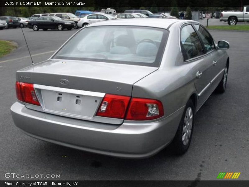 Diamond Silver / Gray 2005 Kia Optima LX