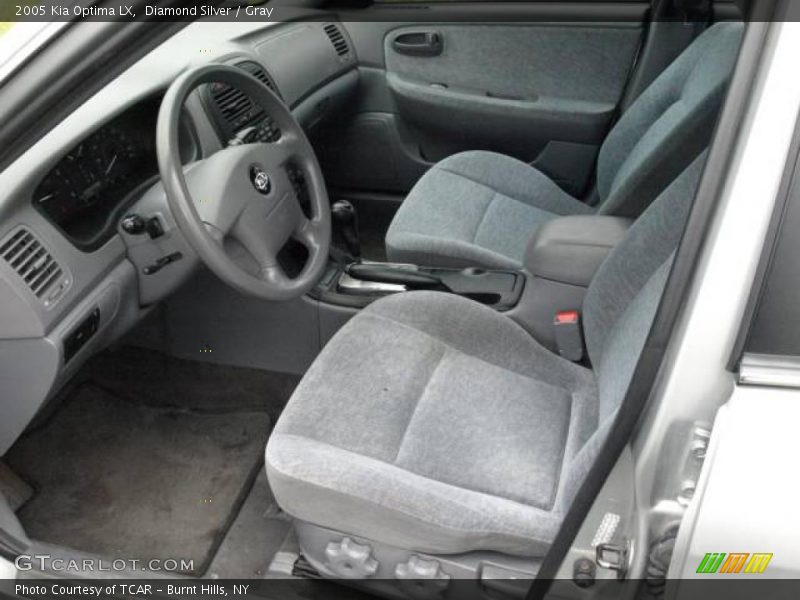 Diamond Silver / Gray 2005 Kia Optima LX