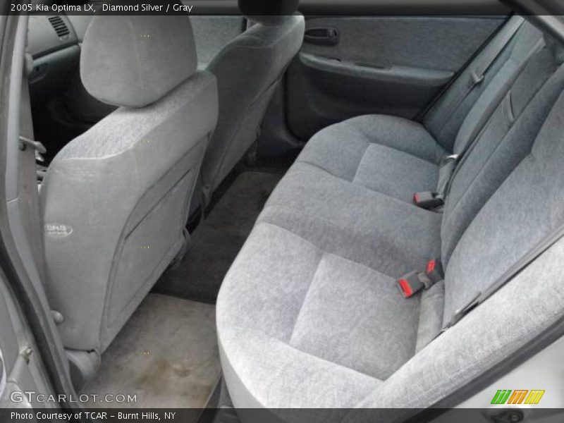 Diamond Silver / Gray 2005 Kia Optima LX
