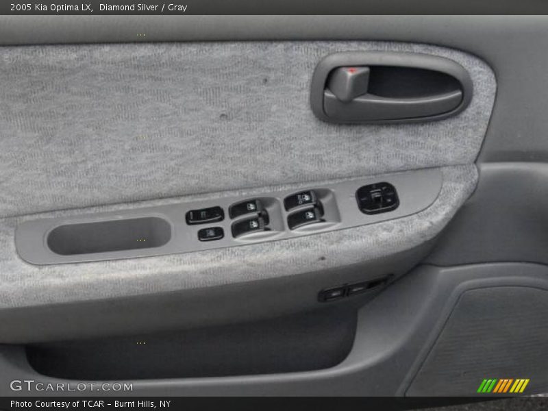 Diamond Silver / Gray 2005 Kia Optima LX