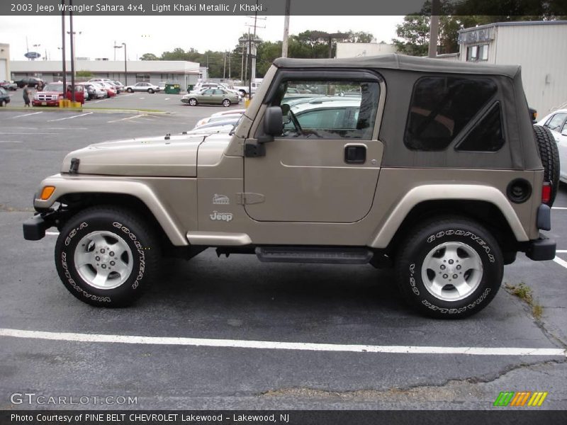 Light Khaki Metallic / Khaki 2003 Jeep Wrangler Sahara 4x4