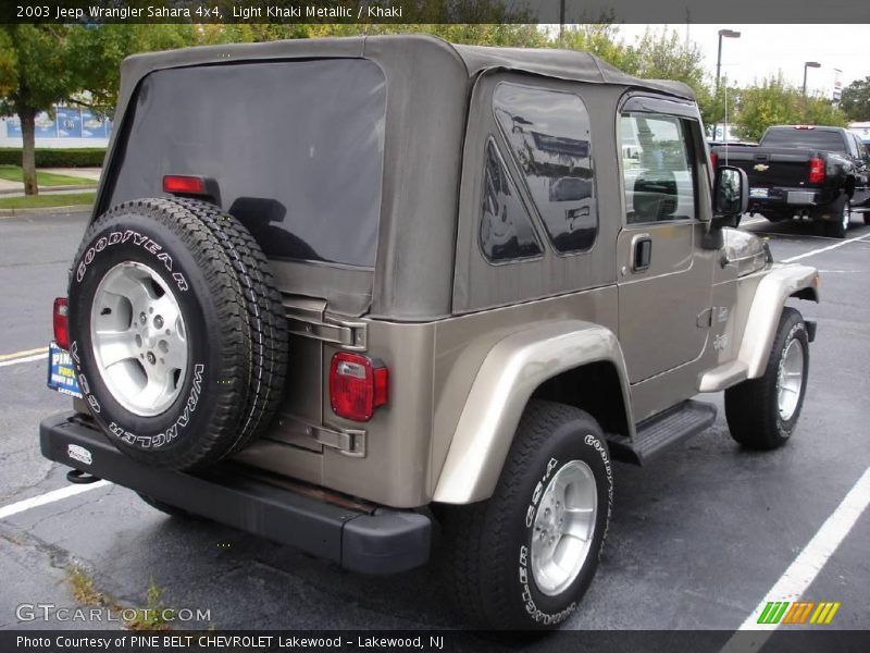 Light Khaki Metallic / Khaki 2003 Jeep Wrangler Sahara 4x4