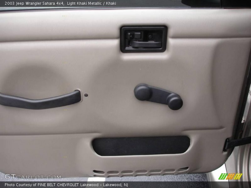 Light Khaki Metallic / Khaki 2003 Jeep Wrangler Sahara 4x4