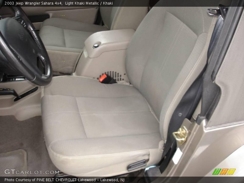 Light Khaki Metallic / Khaki 2003 Jeep Wrangler Sahara 4x4