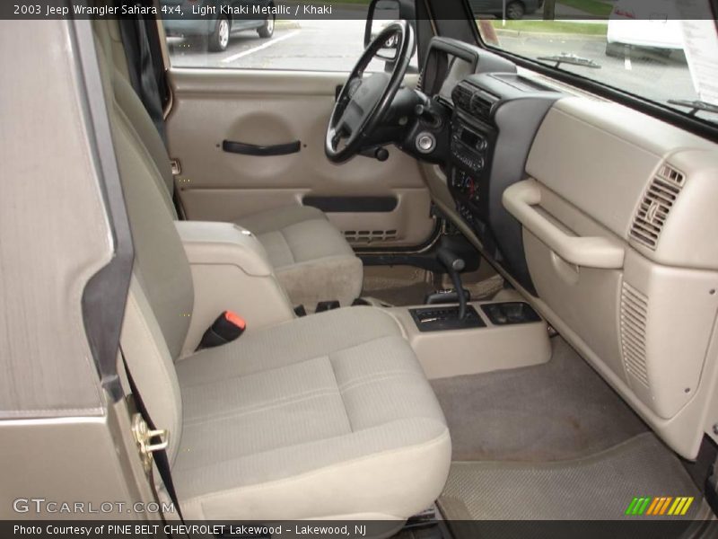 Light Khaki Metallic / Khaki 2003 Jeep Wrangler Sahara 4x4
