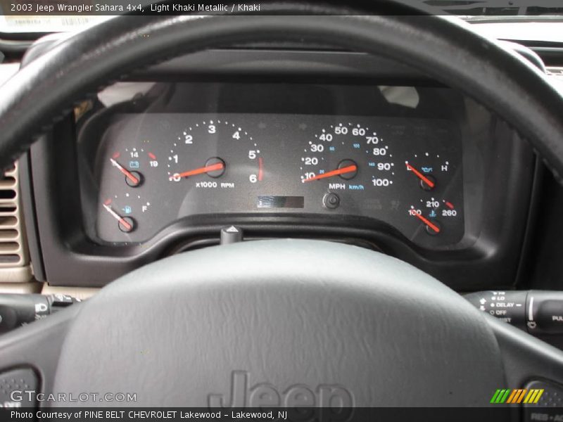 Light Khaki Metallic / Khaki 2003 Jeep Wrangler Sahara 4x4