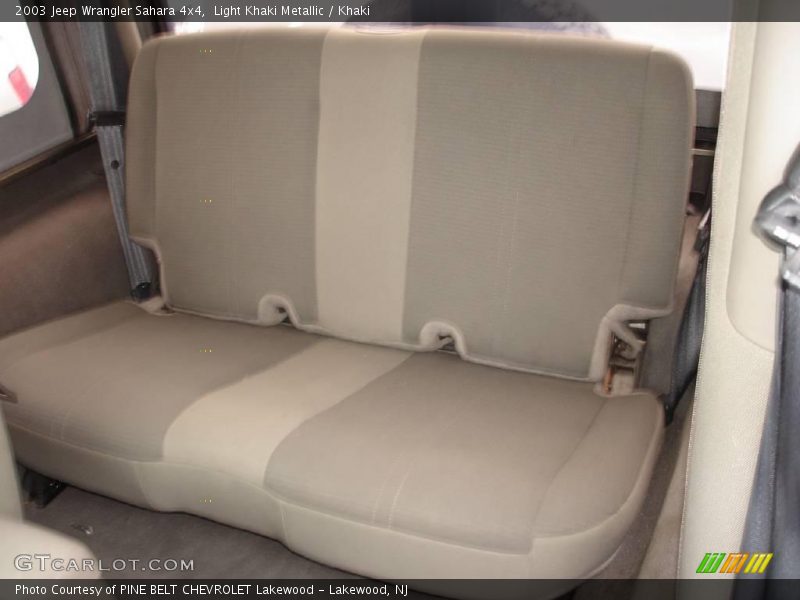 Light Khaki Metallic / Khaki 2003 Jeep Wrangler Sahara 4x4