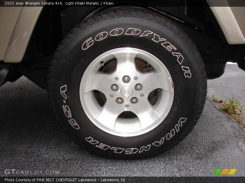 Light Khaki Metallic / Khaki 2003 Jeep Wrangler Sahara 4x4
