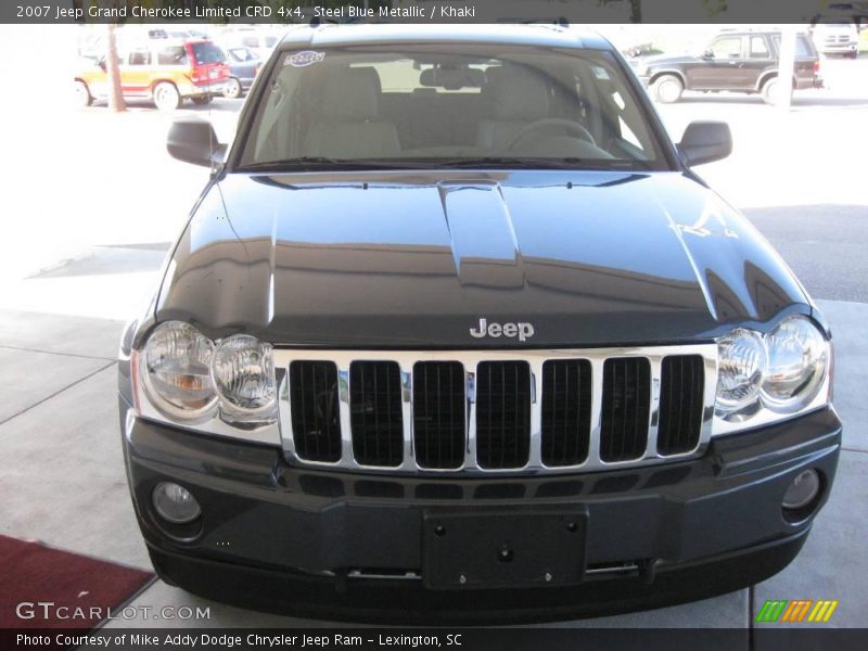 Steel Blue Metallic / Khaki 2007 Jeep Grand Cherokee Limited CRD 4x4