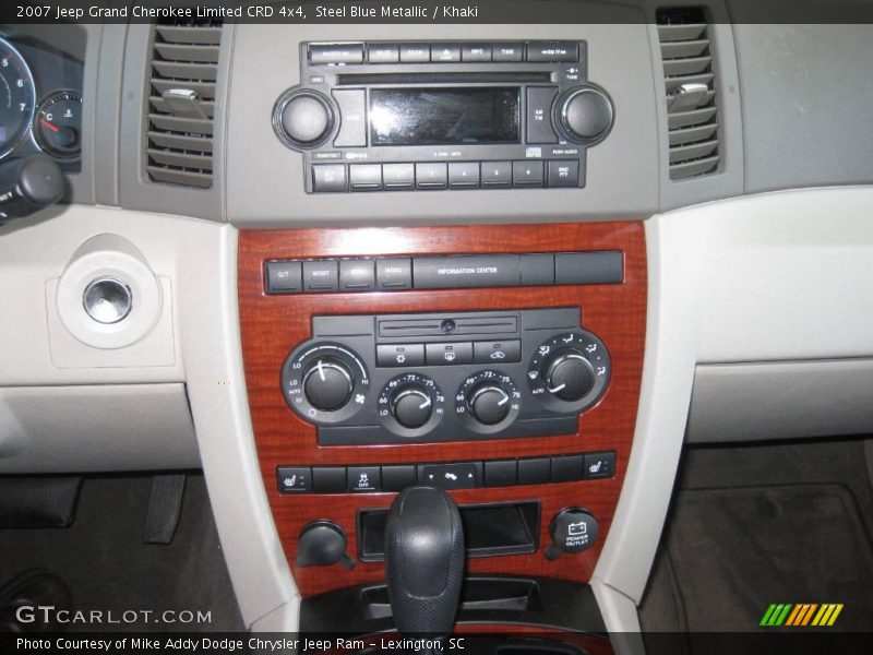 Steel Blue Metallic / Khaki 2007 Jeep Grand Cherokee Limited CRD 4x4