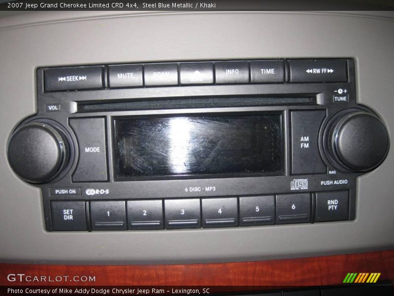 Steel Blue Metallic / Khaki 2007 Jeep Grand Cherokee Limited CRD 4x4