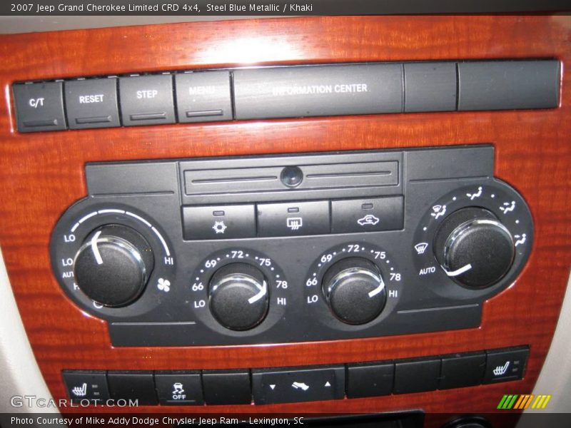 Steel Blue Metallic / Khaki 2007 Jeep Grand Cherokee Limited CRD 4x4