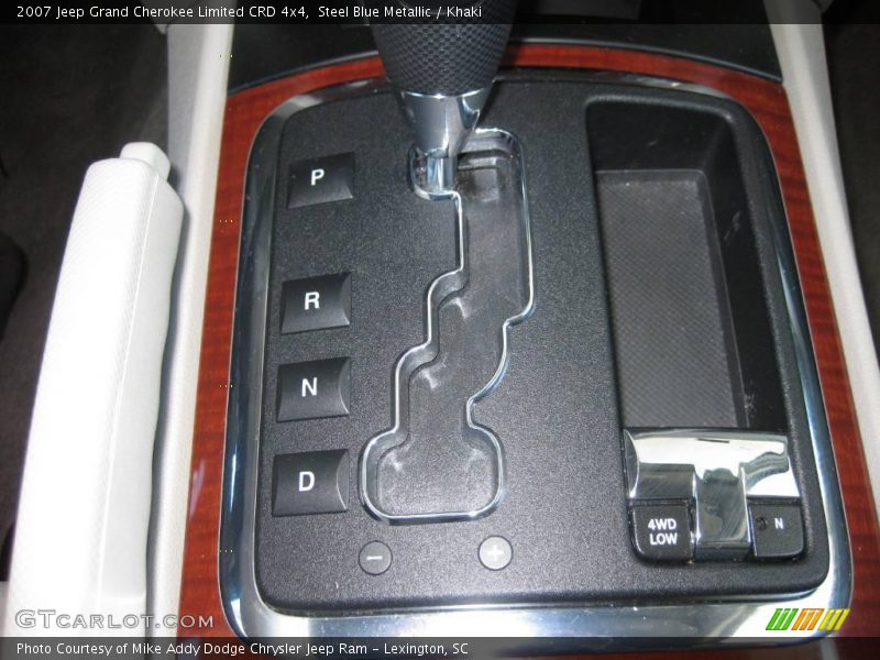 Steel Blue Metallic / Khaki 2007 Jeep Grand Cherokee Limited CRD 4x4