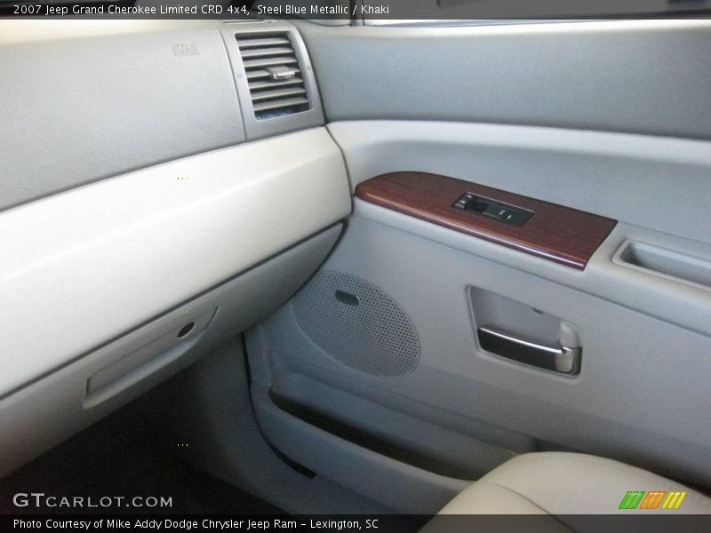 Steel Blue Metallic / Khaki 2007 Jeep Grand Cherokee Limited CRD 4x4