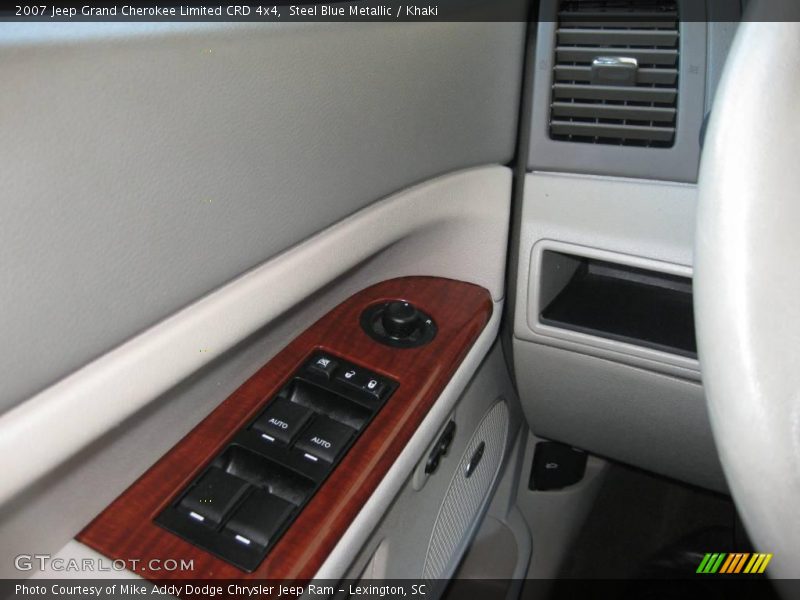 Steel Blue Metallic / Khaki 2007 Jeep Grand Cherokee Limited CRD 4x4