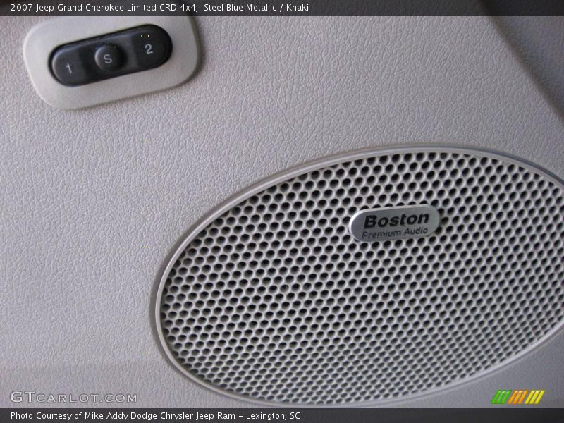 Steel Blue Metallic / Khaki 2007 Jeep Grand Cherokee Limited CRD 4x4
