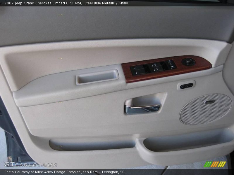 Steel Blue Metallic / Khaki 2007 Jeep Grand Cherokee Limited CRD 4x4