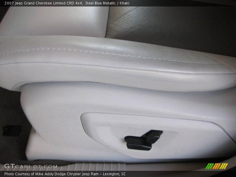 Steel Blue Metallic / Khaki 2007 Jeep Grand Cherokee Limited CRD 4x4