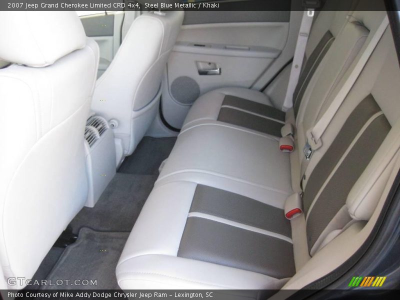 Steel Blue Metallic / Khaki 2007 Jeep Grand Cherokee Limited CRD 4x4
