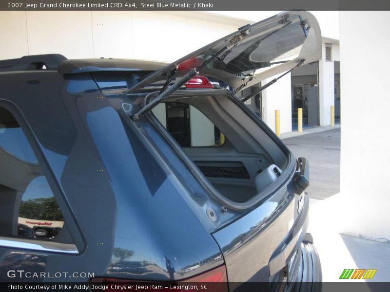 Steel Blue Metallic / Khaki 2007 Jeep Grand Cherokee Limited CRD 4x4