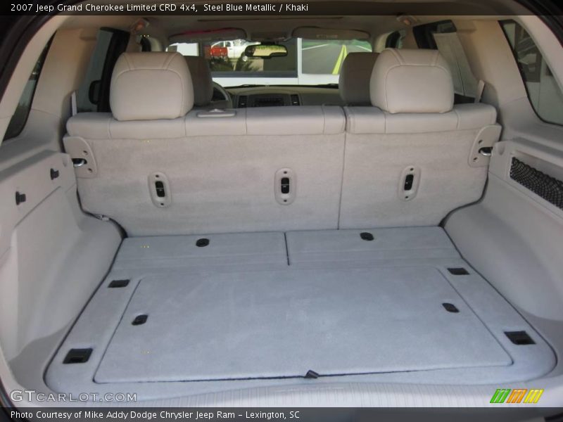 Steel Blue Metallic / Khaki 2007 Jeep Grand Cherokee Limited CRD 4x4