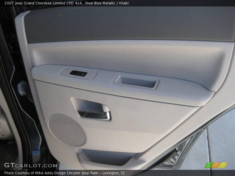 Steel Blue Metallic / Khaki 2007 Jeep Grand Cherokee Limited CRD 4x4
