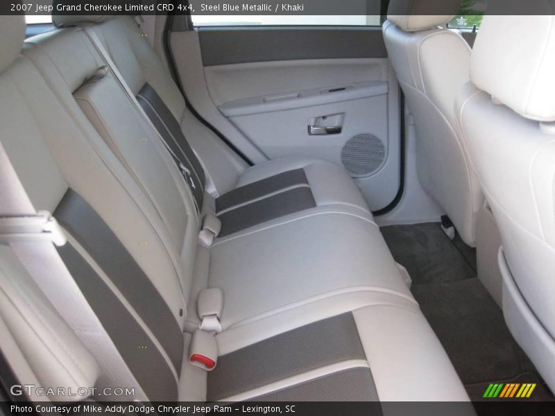 Steel Blue Metallic / Khaki 2007 Jeep Grand Cherokee Limited CRD 4x4