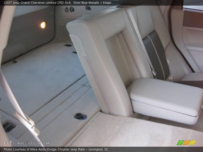 Steel Blue Metallic / Khaki 2007 Jeep Grand Cherokee Limited CRD 4x4