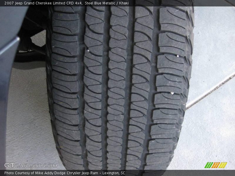 Steel Blue Metallic / Khaki 2007 Jeep Grand Cherokee Limited CRD 4x4