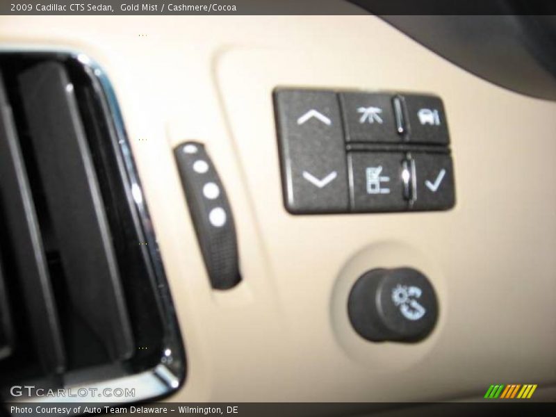 Gold Mist / Cashmere/Cocoa 2009 Cadillac CTS Sedan