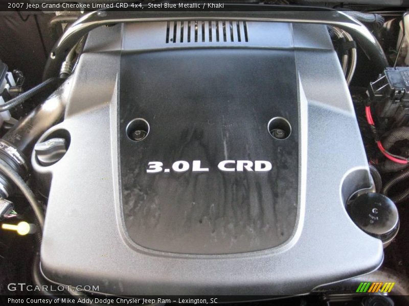 Steel Blue Metallic / Khaki 2007 Jeep Grand Cherokee Limited CRD 4x4