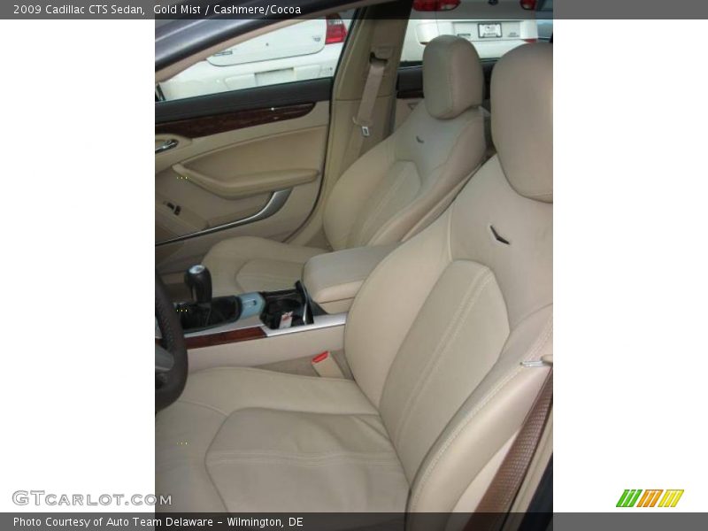 Gold Mist / Cashmere/Cocoa 2009 Cadillac CTS Sedan