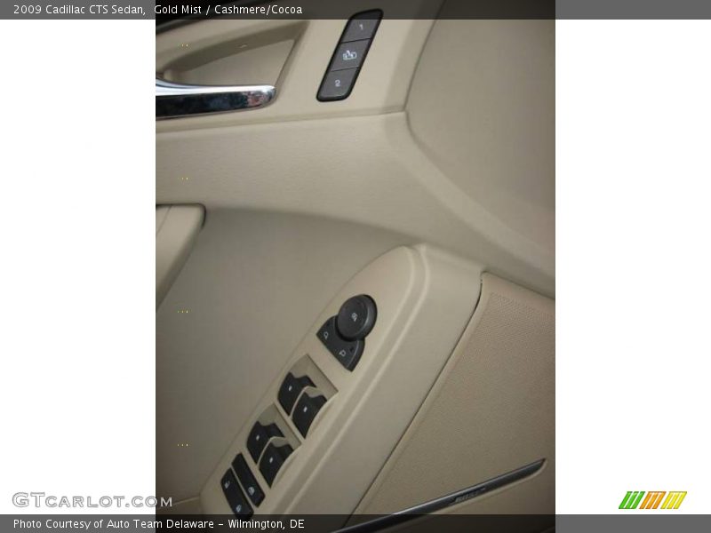 Gold Mist / Cashmere/Cocoa 2009 Cadillac CTS Sedan