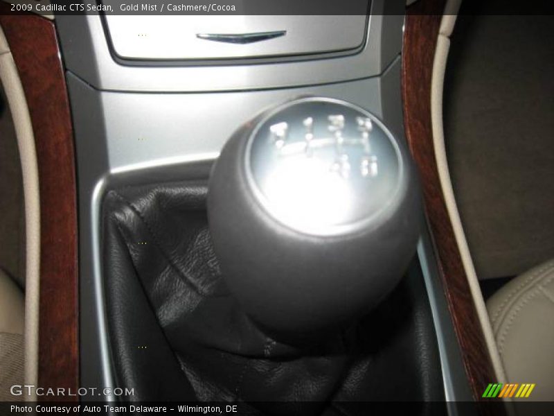 Gold Mist / Cashmere/Cocoa 2009 Cadillac CTS Sedan