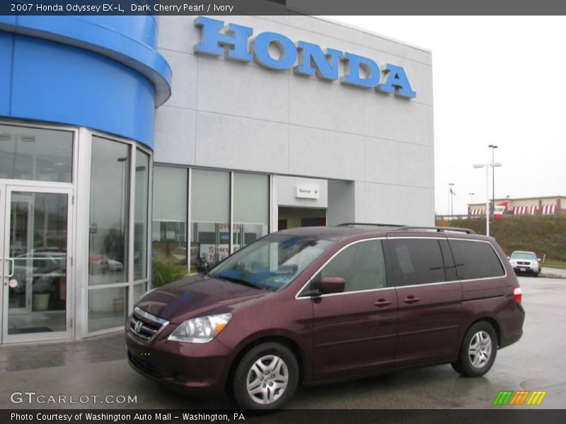 Dark Cherry Pearl / Ivory 2007 Honda Odyssey EX-L