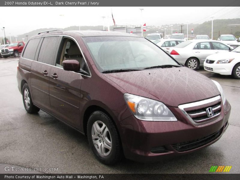 Dark Cherry Pearl / Ivory 2007 Honda Odyssey EX-L