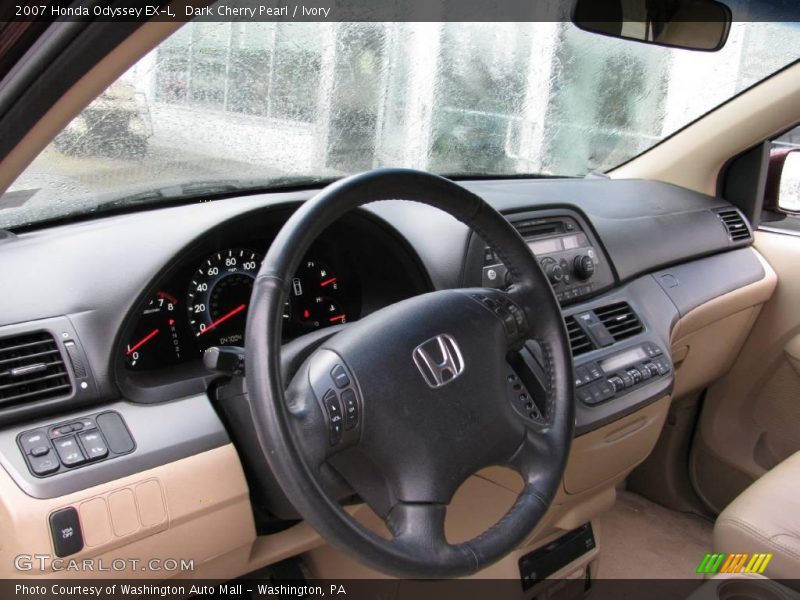 Dark Cherry Pearl / Ivory 2007 Honda Odyssey EX-L