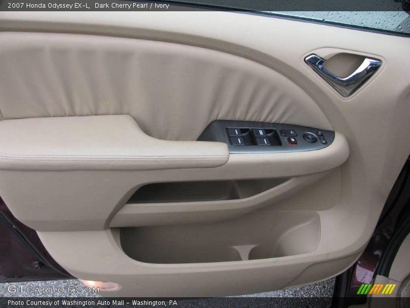 Dark Cherry Pearl / Ivory 2007 Honda Odyssey EX-L