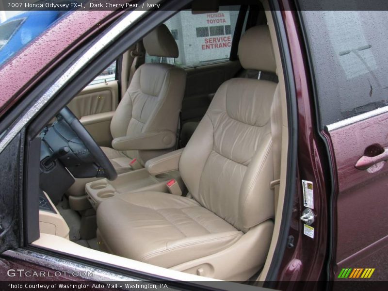Dark Cherry Pearl / Ivory 2007 Honda Odyssey EX-L