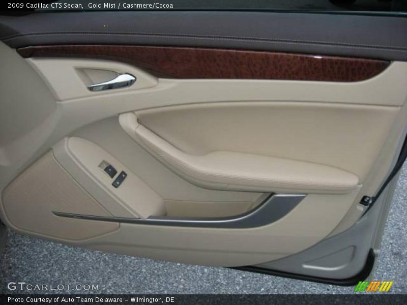 Gold Mist / Cashmere/Cocoa 2009 Cadillac CTS Sedan