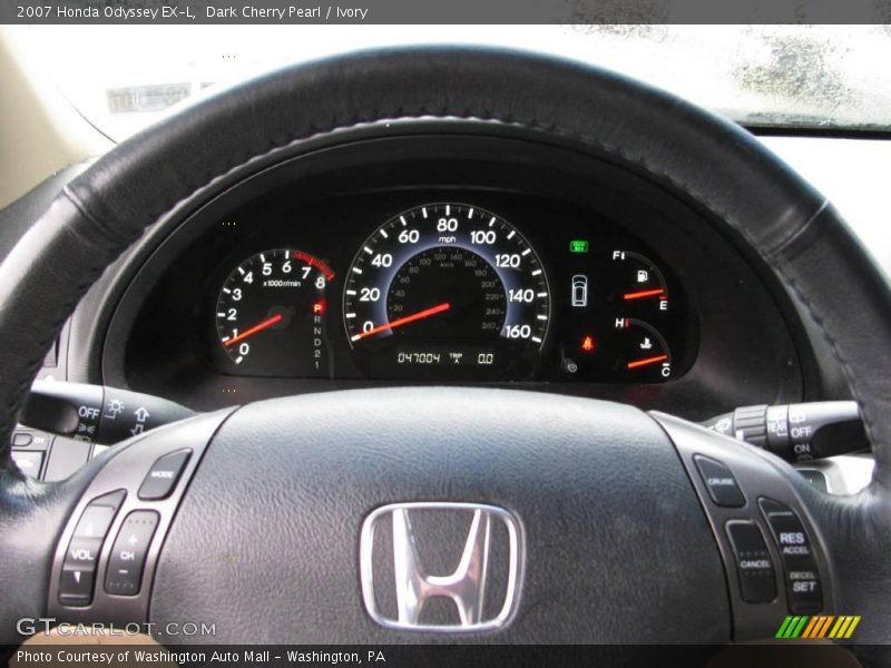 Dark Cherry Pearl / Ivory 2007 Honda Odyssey EX-L