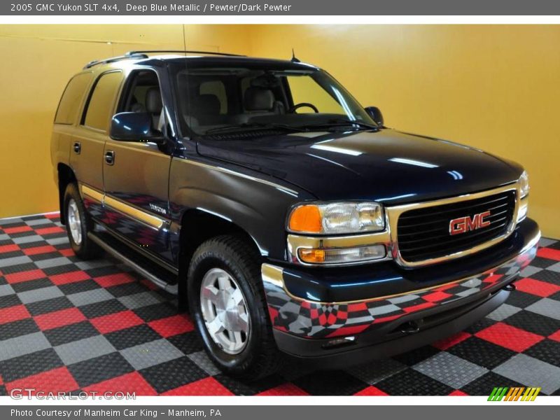 Deep Blue Metallic / Pewter/Dark Pewter 2005 GMC Yukon SLT 4x4