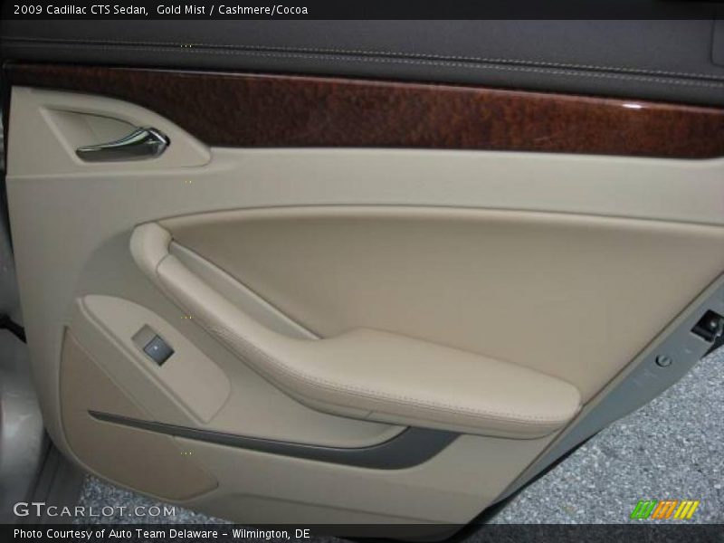 Gold Mist / Cashmere/Cocoa 2009 Cadillac CTS Sedan