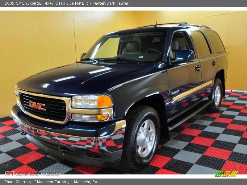 Deep Blue Metallic / Pewter/Dark Pewter 2005 GMC Yukon SLT 4x4