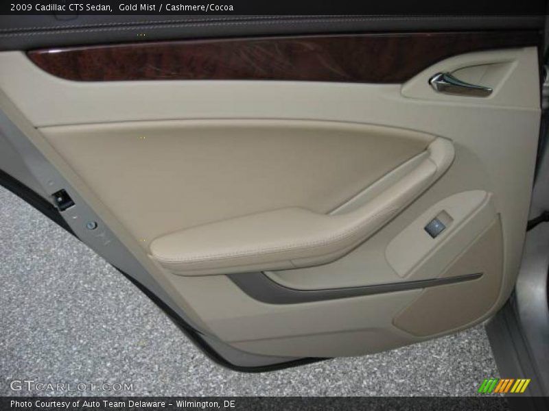 Gold Mist / Cashmere/Cocoa 2009 Cadillac CTS Sedan